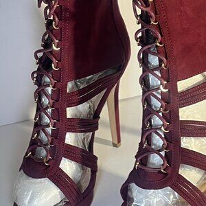 Women's Burgundy and Red Footwear